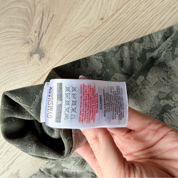 Gymshark Adapt Camo Seamless Leggings - Small - Savanna Green - Picture 5 of 5